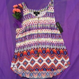 AGB Junior Tank Top with necklace